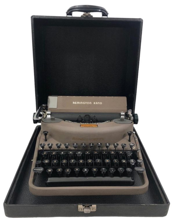 Macchina da Scrivere Remington Rand Anni 40 + Custodia - AUC7519