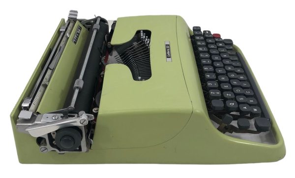 Macchina da Scrivere Olivetti Lettera 22 Verde + Custodia - AUC7543 - immagine 3