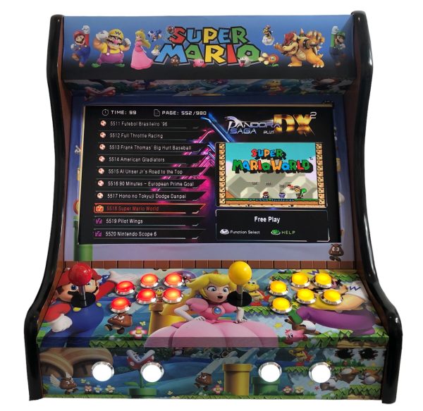 Videogame Arcade da Tavolo Grafica Super Mario 10.000 Giochi - ANC3238