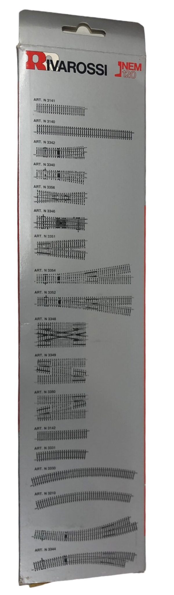 Rotaie Rivarossi Art. N.3330 11PZ + Scatola - AUC7673 - immagine 2