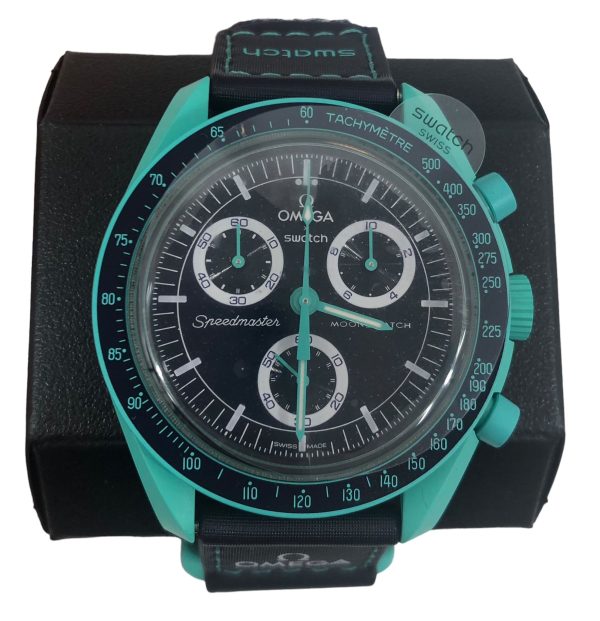 Orologio da Polso Moonswatch Omega x Swatch Mission On Earth Polar Lights - ANC3233 - immagine 3