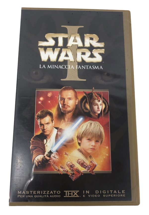 Videocassetta VHS Star Wars La Minaccia Fantasma + Custodia - AUC7689