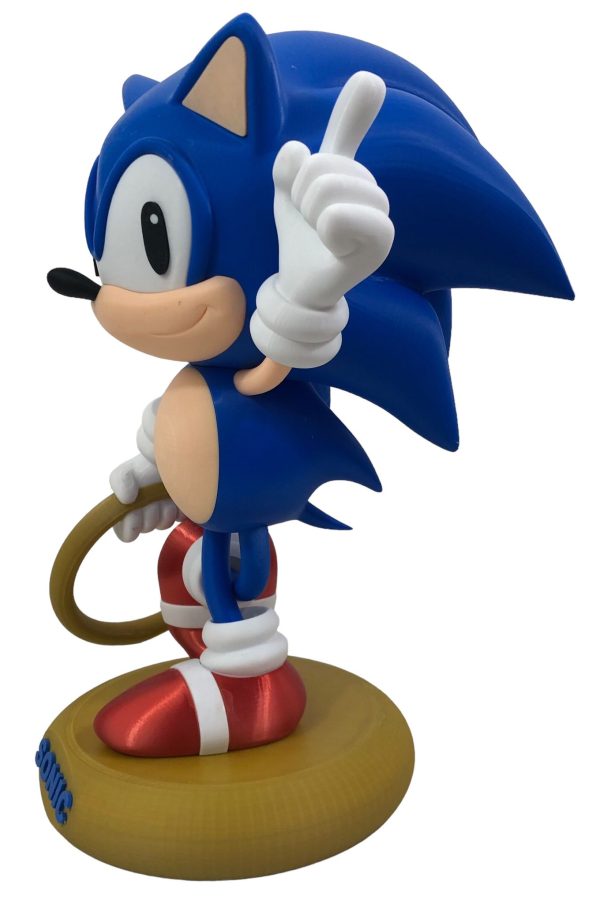 Statua Scultura Sonic in Plastica 45cm - AUR1216 - immagine 2