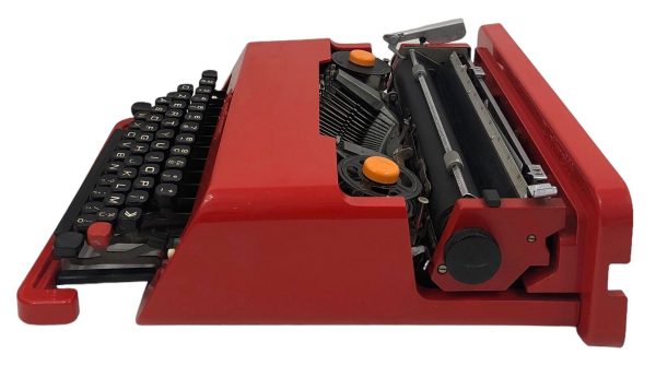 Macchina da Scrivere Olivetti Valentine Rossa + Custodia - AUC7695 - immagine 3