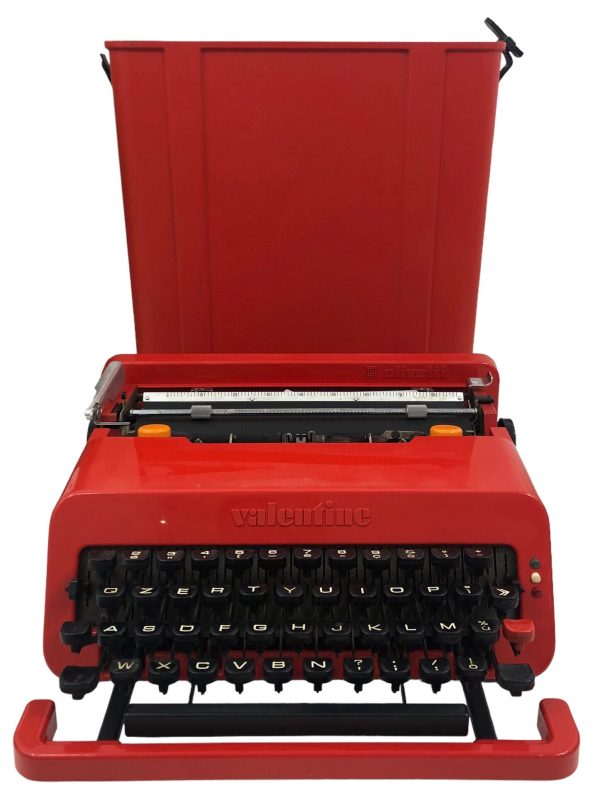 Macchina da Scrivere Olivetti Valentine Rossa + Custodia - AUC7696