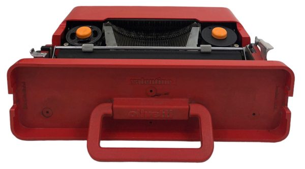 Macchina da Scrivere Olivetti Valentine Rossa + Custodia - AUC7695 - immagine 4