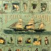 Vassoio Antico Gioco Giro del Mondo in Legno - AUC7719 - immagine 3