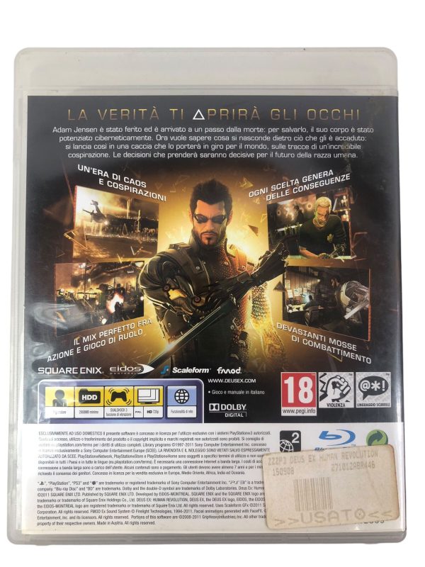 Gioco PlayStation 3 Deus Ex Human Revolution - AUC7749 - immagine 3