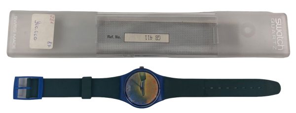 Orologio da Polso Swatch Le Temps GZ108 1987 + Scatola - ANC3269