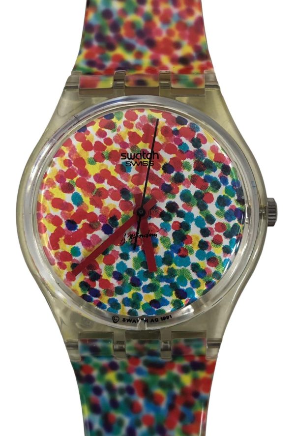 Orologio da Polso Swatch Lots Of Dots #2 GZ121 1992 + Scatola - ANC3276 - immagine 2