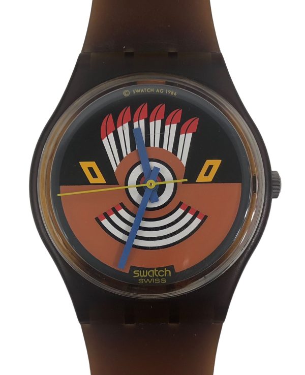 Orologio da Polso Swatch Ruffled Feathers GF100 1986 + Scatola - ANC3279 - immagine 2