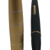 Penna Stilografica Waterman Nera Cappuccio Dorato Carica a Leva + Custodia - AUC7834 - immagine 2