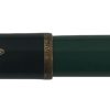 Penna Stilografica Pelikan 120 Verde Capuccio Nero Rifiniture Oro - AUC7845