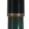 Penna Stilografica Pelikan 120 Verde Capuccio Nero Rifiniture Oro - AUC7845 - immagine 4