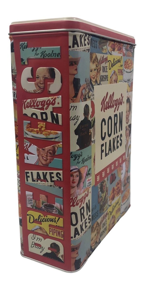 Scatola in Latta Kellogs Corn Flakes - AUC7783 - immagine 2