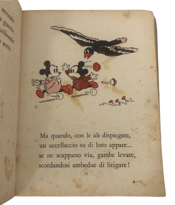 Libro Topolino La Fata e L'oca Anno 1937 - AUC7800 - immagine 3