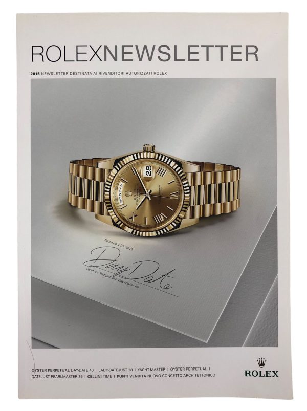 Libro Rolex Newsletter 2015 - AUC7639