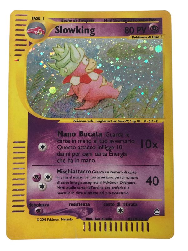 Carta Pokemon Slowking H22/H32 Holo (IT) - AUC7852