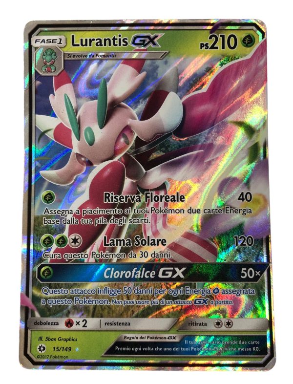 Carta Pokemon Lurantis GX 15/149  - AUC7866