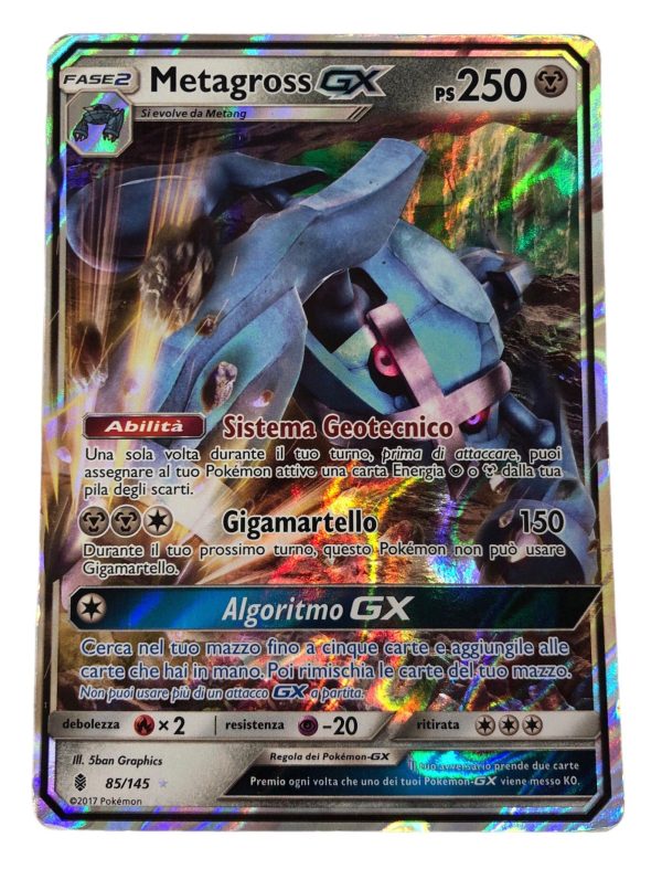 Carta Pokemon Metagross GX 085/145 (IT) - AUC7860