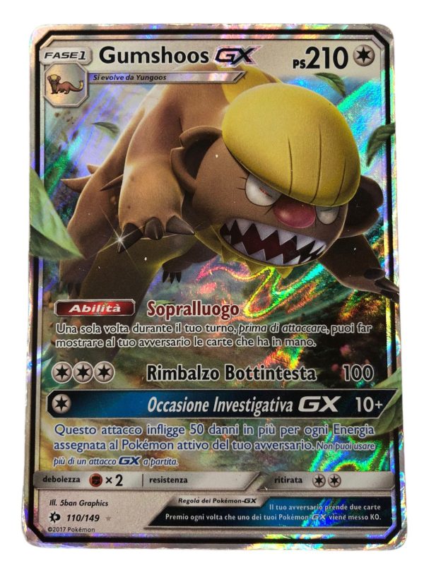 Carta Pokemon Gumshoose GX 110/149  - AUC7865