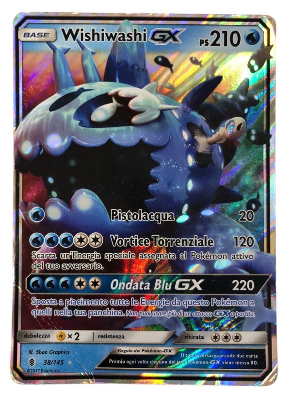 Carta Pokemon Wishiwashi GX 38/145 (IT) - AUC7864