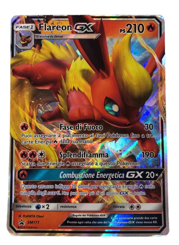 Carta Pokemon Flareon GX SM171 (IT) - AUC7863