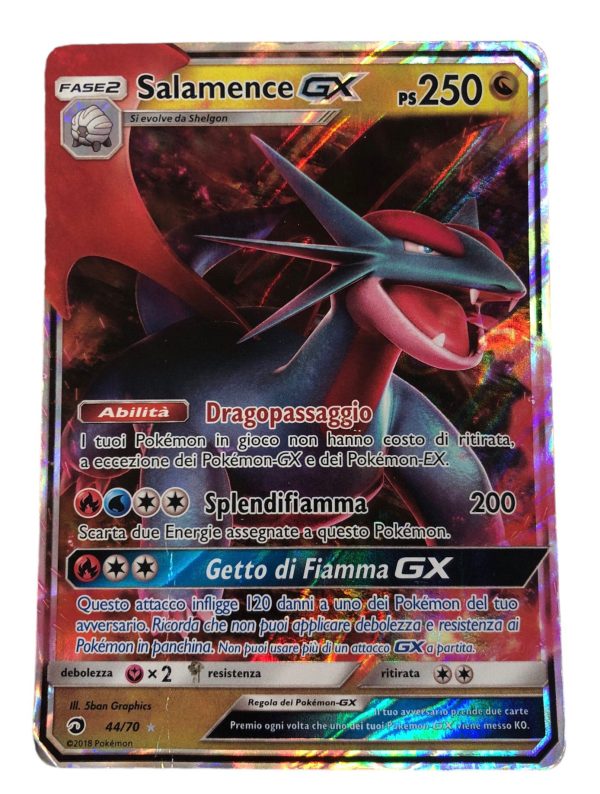 Carta Pokemon Salamence GX 044/070 (IT) - AUC7858