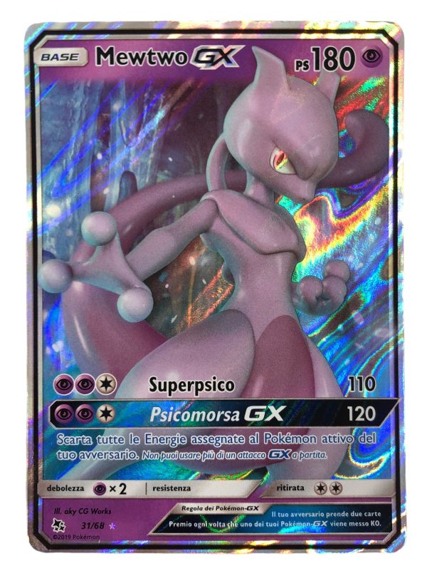 Carta Pokemon Mewtwo GX 031/68 (IT) - AUC7856