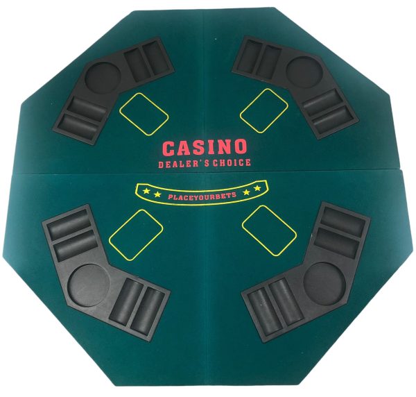 Tavolo Pieghevole 4 Posti da Poker Casino Dealer's Choice Placeyourbets - AUC7892