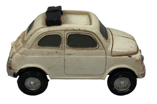 Macchinina Vintage Fiat 500 in Metallo - AUC7942 - immagine 4