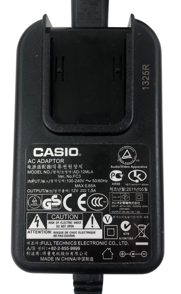 Adattatore AC Casio AD-12MLA - AUC8044 - immagine 2