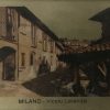 Serigrafia su Foglia Oro Vicolo Lavandai con Cornice in Legno Naturale - AUC8057 - immagine 2