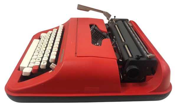 Macchina da Scrivere Olivetti Lettera 92 Rossa + Custodia - AUC8014 - immagine 2