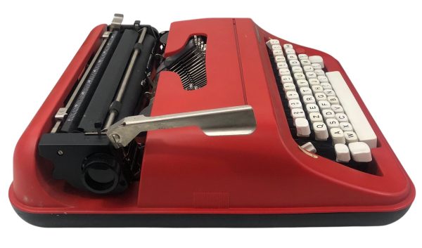 Macchina da Scrivere Olivetti Lettera 92 Rossa + Custodia - AUC8014 - immagine 3