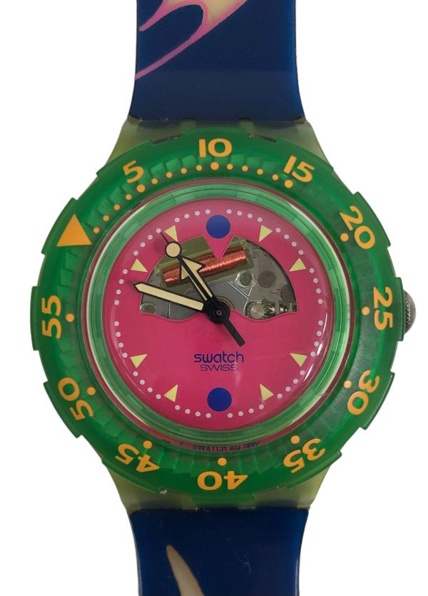 Orologio da Polso Swatch Scuba Happy Fish SDN101 1991 + Custodia - ANC3331 - immagine 2