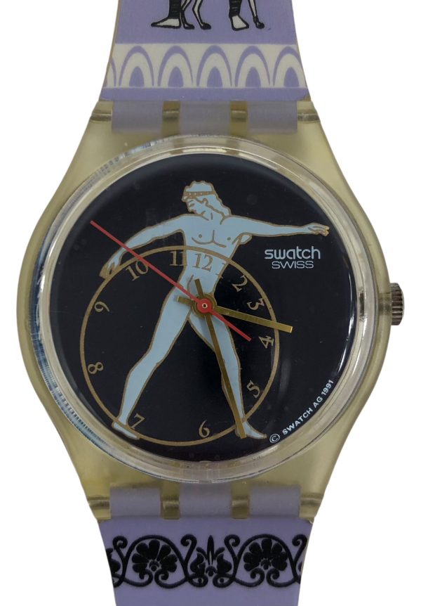 Orologio da Polso Swatch Gent Discobolus GK141 1992 + Custodia  - ANC3332 - immagine 2