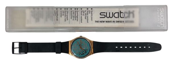 Orologio da Polso Swatch Gent Sign Of Samas GX105 1998 + Custodia - ANC3336