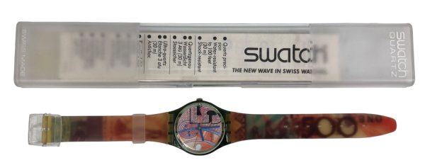 Orologio da Polso Swatch Gent Franco GG110 1991 + Custodia  - ANC3335