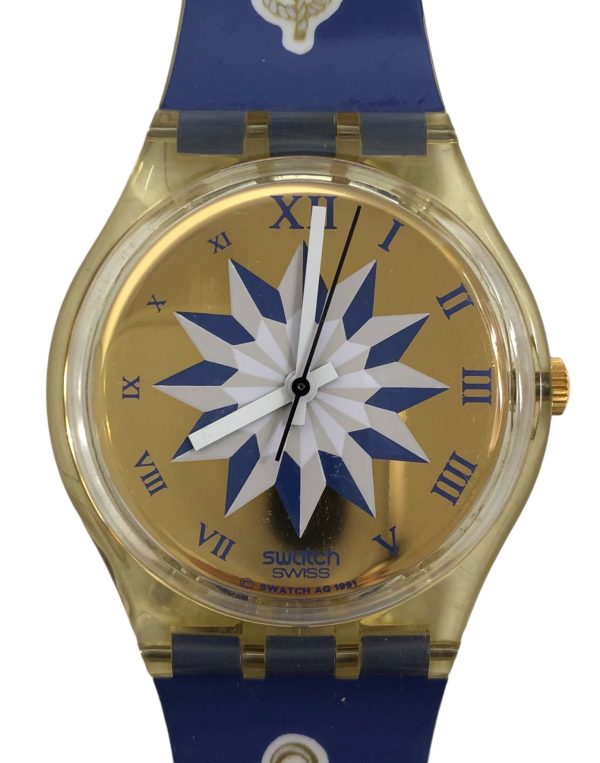 Orologio da Polso Swatch Blue Anchorage GK140 1992 + Custodia - ANC3340 - immagine 2