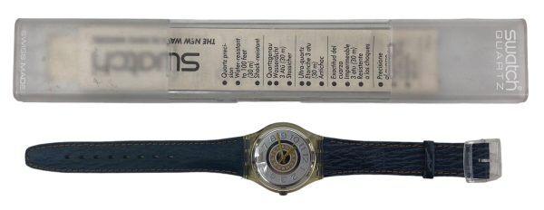 Orologio da Polso Swatch Delave GK145 1992 + Custodia  - ANC3346