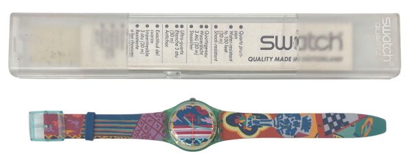 Orologio da Polso Swatch Gent Mogador GL103 1992 + Custodia - ANC3360