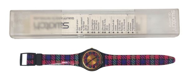 Orologio da Polso Swatch Tweed GB147 1992 + Custodia - ANC3361