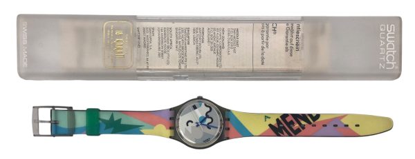 Orologio da Polso Swatch Cosmesis GM103 1990 + Custodia  - ANC3364