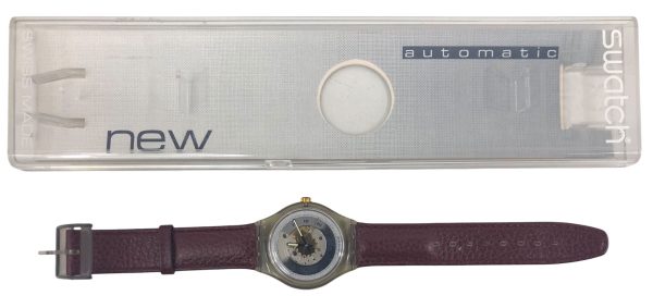 Orologio da Polso Swatch Automatic Rubin SAM100C 1991 + Custodia  - ANC3374