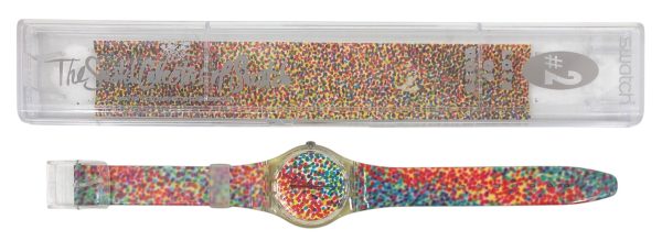 Orologio da Polso Swatch Lots Of Dots #2 GZ121 1992 + Custodia  - ANC3333 - immagine 2