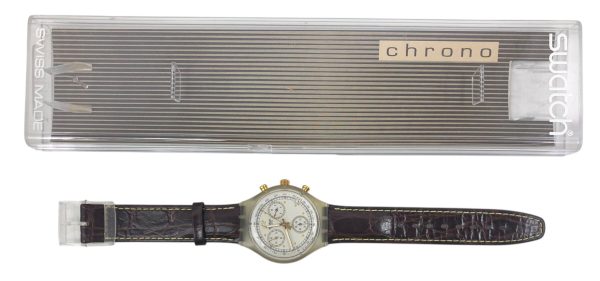 Orologio da Polso Swatch Chrono Croccante SCK401 1994 + Custodia  - ANC3379