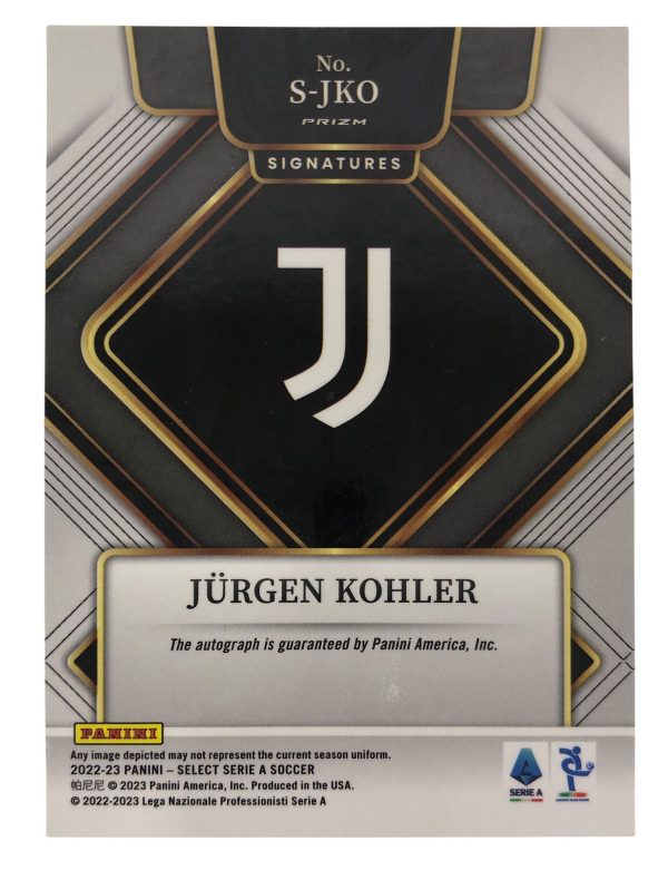 Figurina Calciatori Panini Jurghen Kohler Autografata  - AUC8008 - immagine 2