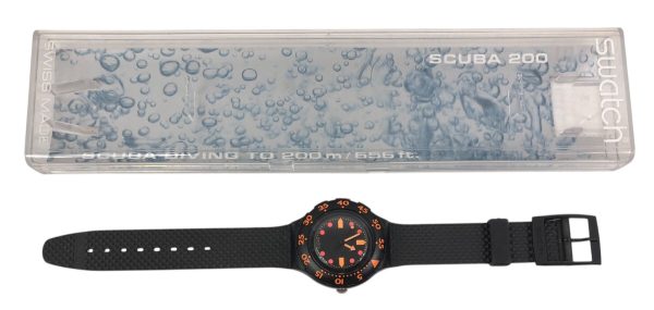 Orologio da Polso Swatch Scuba Barrier Reef SDB100 1990  + Custodia  - ANC3395