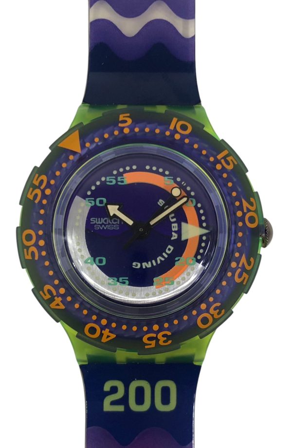 Orologio da Polso Swatch Scuba Coming Tide 200 SDJ100 1991  + Custodia  - ANC3396 - immagine 2